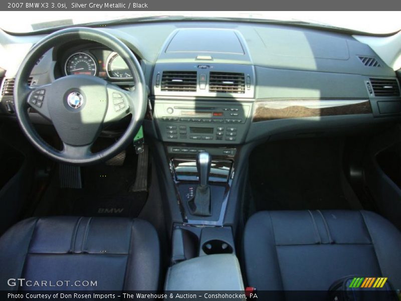 Silver Grey Metallic / Black 2007 BMW X3 3.0si