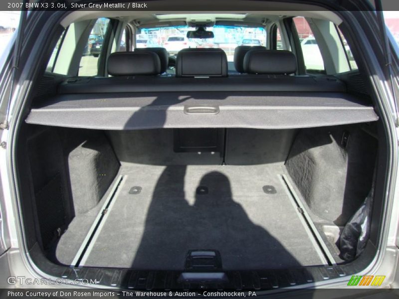 Silver Grey Metallic / Black 2007 BMW X3 3.0si