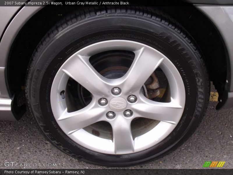 Urban Gray Metallic / Anthracite Black 2007 Subaru Impreza 2.5i Wagon