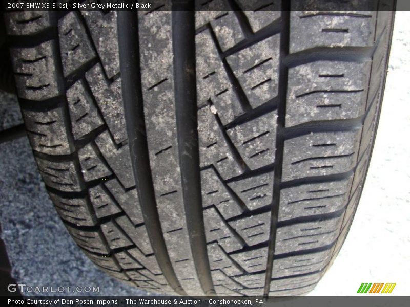 Silver Grey Metallic / Black 2007 BMW X3 3.0si