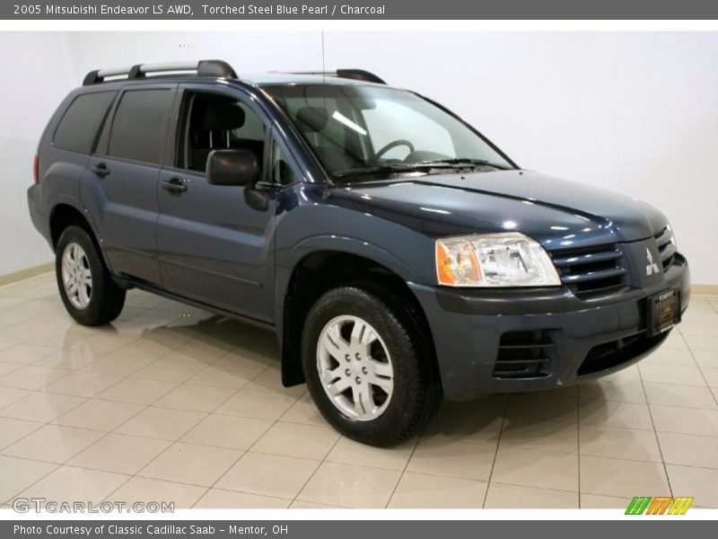 Torched Steel Blue Pearl / Charcoal 2005 Mitsubishi Endeavor LS AWD