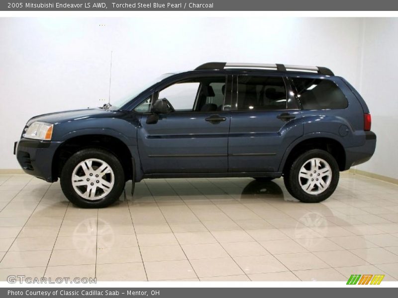 Torched Steel Blue Pearl / Charcoal 2005 Mitsubishi Endeavor LS AWD