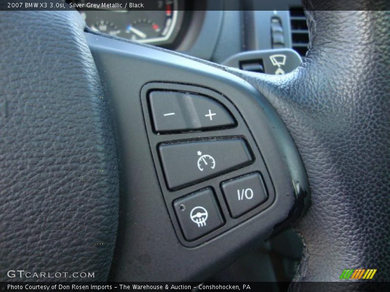 Silver Grey Metallic / Black 2007 BMW X3 3.0si
