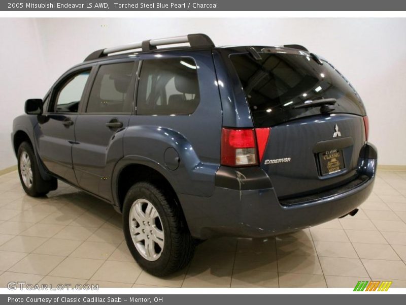 Torched Steel Blue Pearl / Charcoal 2005 Mitsubishi Endeavor LS AWD