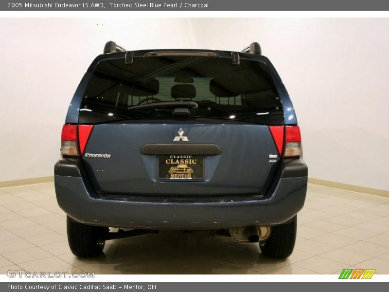 Torched Steel Blue Pearl / Charcoal 2005 Mitsubishi Endeavor LS AWD