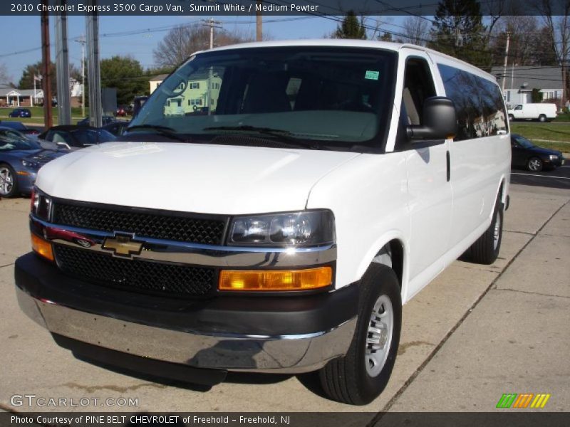 Summit White / Medium Pewter 2010 Chevrolet Express 3500 Cargo Van