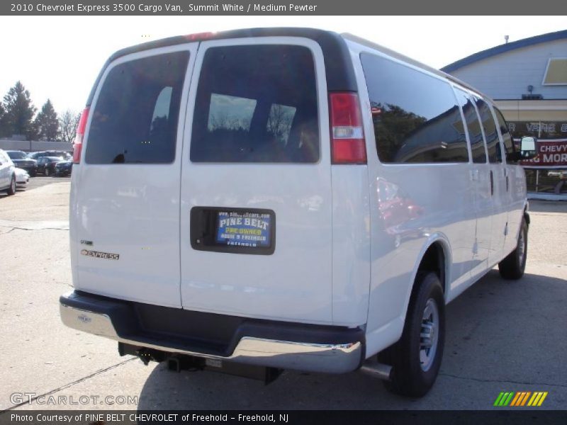 Summit White / Medium Pewter 2010 Chevrolet Express 3500 Cargo Van