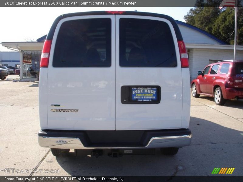 Summit White / Medium Pewter 2010 Chevrolet Express 3500 Cargo Van
