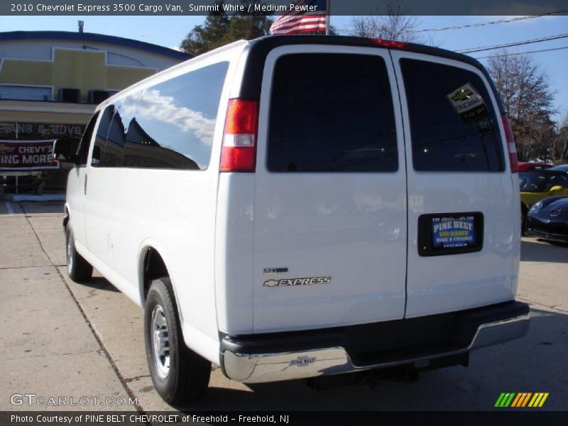 Summit White / Medium Pewter 2010 Chevrolet Express 3500 Cargo Van