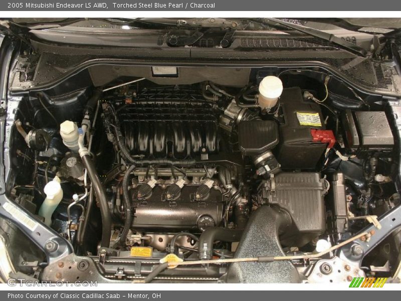Torched Steel Blue Pearl / Charcoal 2005 Mitsubishi Endeavor LS AWD