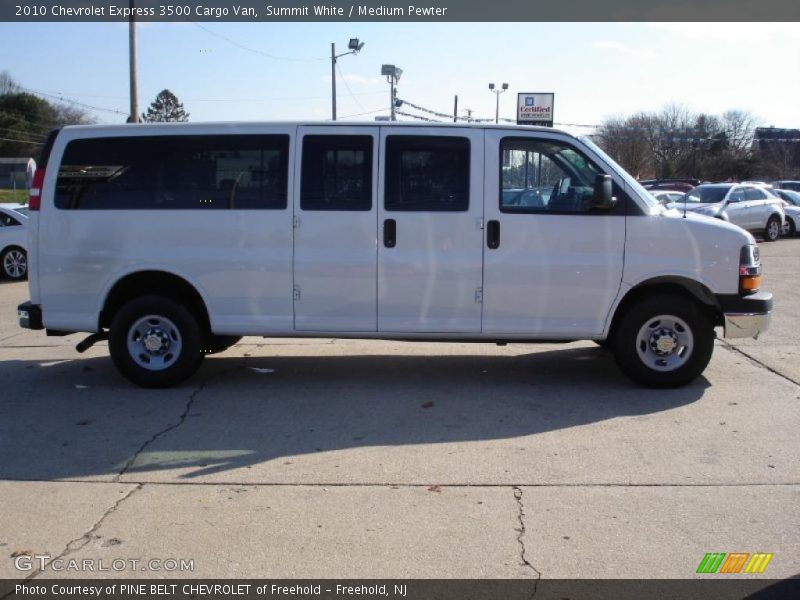 Summit White / Medium Pewter 2010 Chevrolet Express 3500 Cargo Van