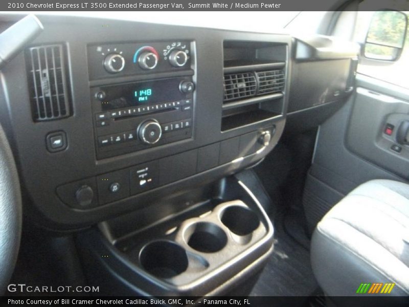 Controls of 2010 Express LT 3500 Extended Passenger Van