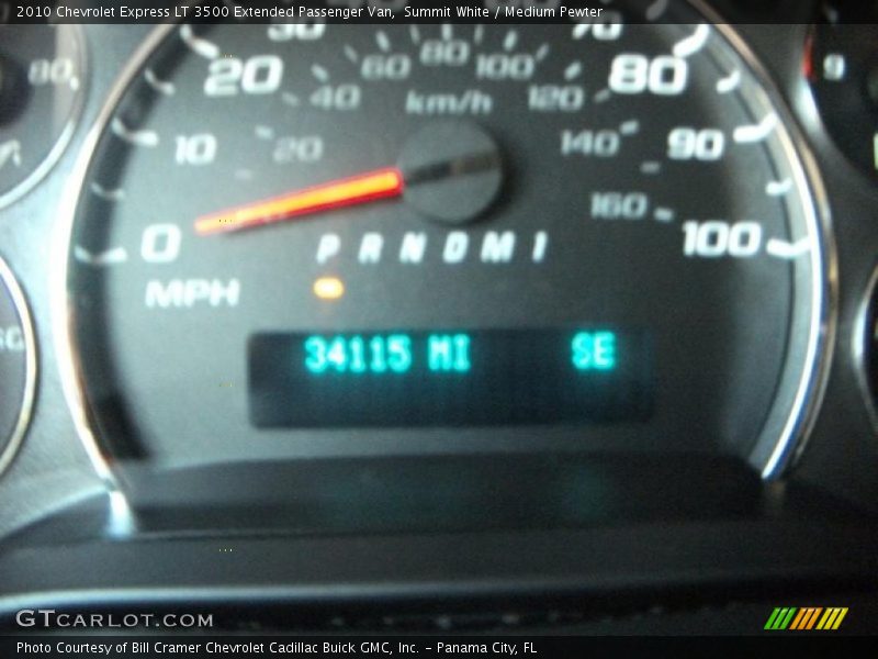 Summit White / Medium Pewter 2010 Chevrolet Express LT 3500 Extended Passenger Van