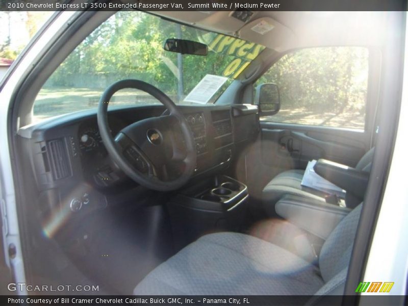 Summit White / Medium Pewter 2010 Chevrolet Express LT 3500 Extended Passenger Van