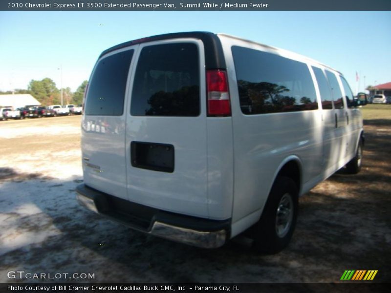 Summit White / Medium Pewter 2010 Chevrolet Express LT 3500 Extended Passenger Van