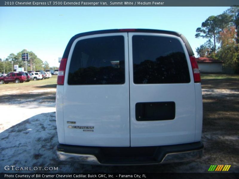 Summit White / Medium Pewter 2010 Chevrolet Express LT 3500 Extended Passenger Van