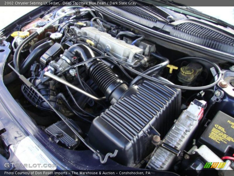  2002 Sebring LX Sedan Engine - 2.4 Liter DOHC 16-Valve 4 Cylinder