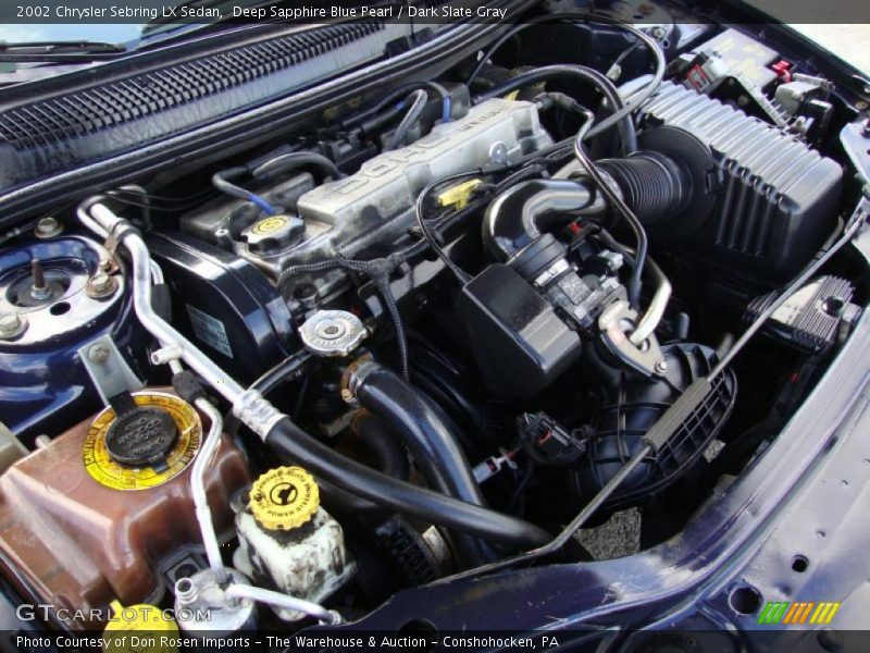  2002 Sebring LX Sedan Engine - 2.4 Liter DOHC 16-Valve 4 Cylinder