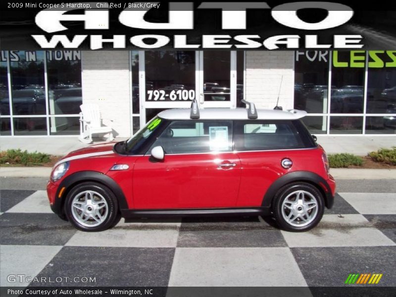 Chili Red / Black/Grey 2009 Mini Cooper S Hardtop