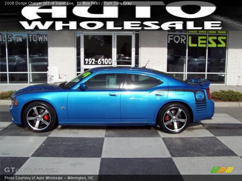 B5 Blue Pearl / Dark Slate Gray 2008 Dodge Charger SRT-8 Super Bee