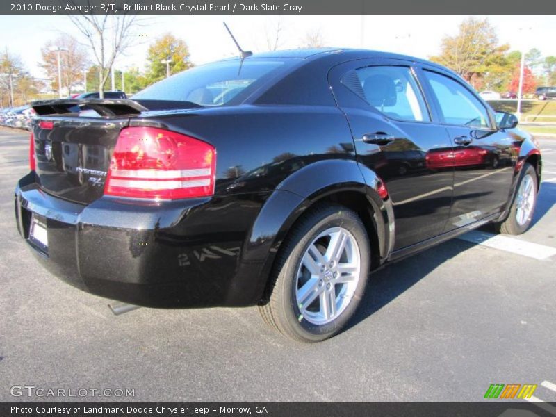 Brilliant Black Crystal Pearl / Dark Slate Gray 2010 Dodge Avenger R/T