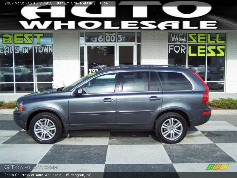 Titanium Gray Metallic / Taupe 2007 Volvo XC90 3.2 AWD