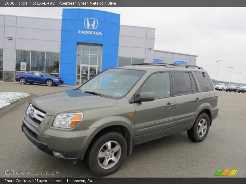 Aberdeen Green Metallic / Olive 2008 Honda Pilot EX-L 4WD