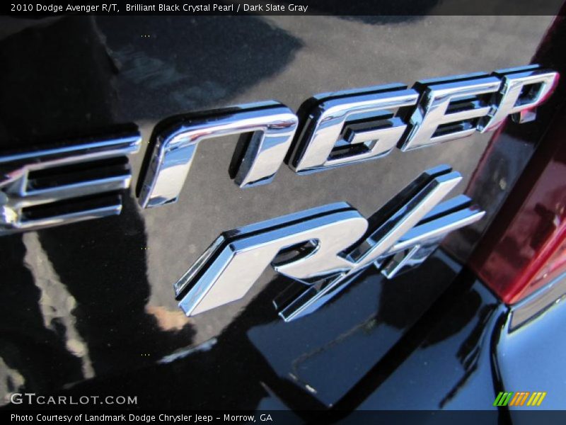 Brilliant Black Crystal Pearl / Dark Slate Gray 2010 Dodge Avenger R/T