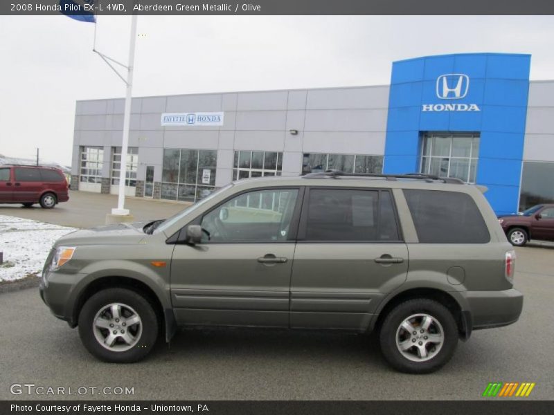 Aberdeen Green Metallic / Olive 2008 Honda Pilot EX-L 4WD