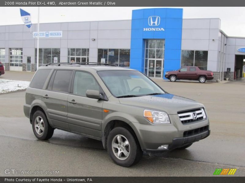 Aberdeen Green Metallic / Olive 2008 Honda Pilot EX-L 4WD