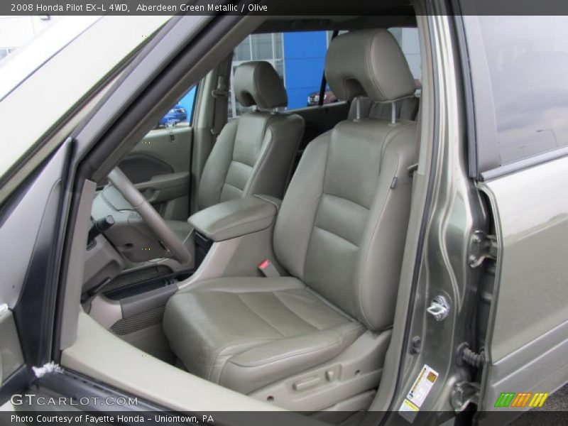 Aberdeen Green Metallic / Olive 2008 Honda Pilot EX-L 4WD