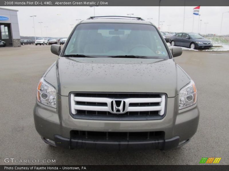 Aberdeen Green Metallic / Olive 2008 Honda Pilot EX-L 4WD