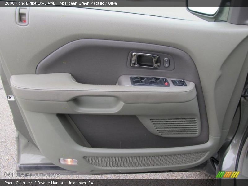 Aberdeen Green Metallic / Olive 2008 Honda Pilot EX-L 4WD