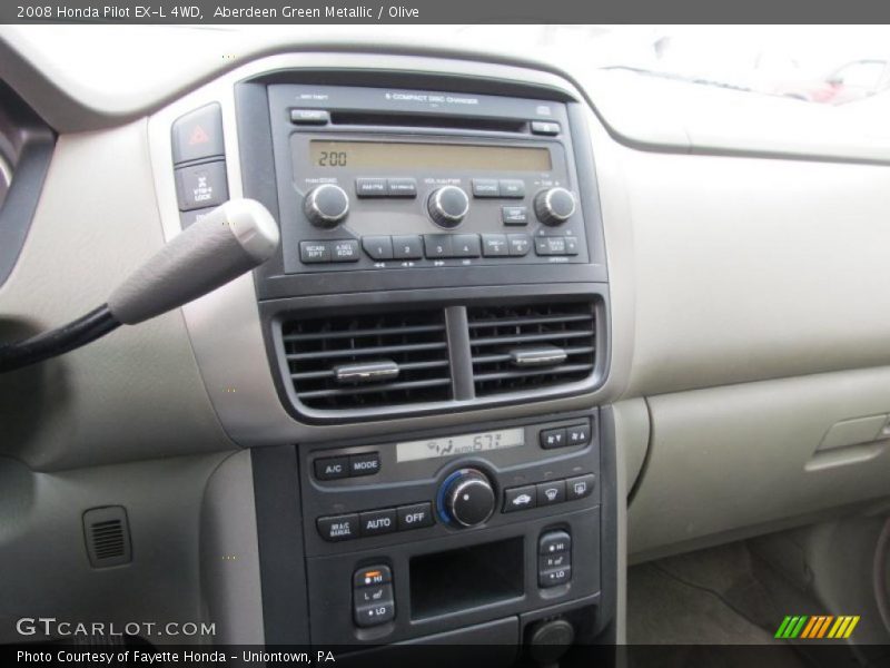 Aberdeen Green Metallic / Olive 2008 Honda Pilot EX-L 4WD