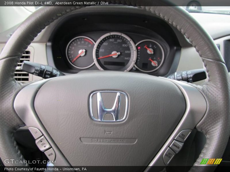 Aberdeen Green Metallic / Olive 2008 Honda Pilot EX-L 4WD
