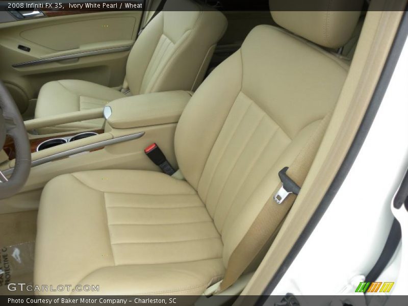 Ivory White Pearl / Wheat 2008 Infiniti FX 35