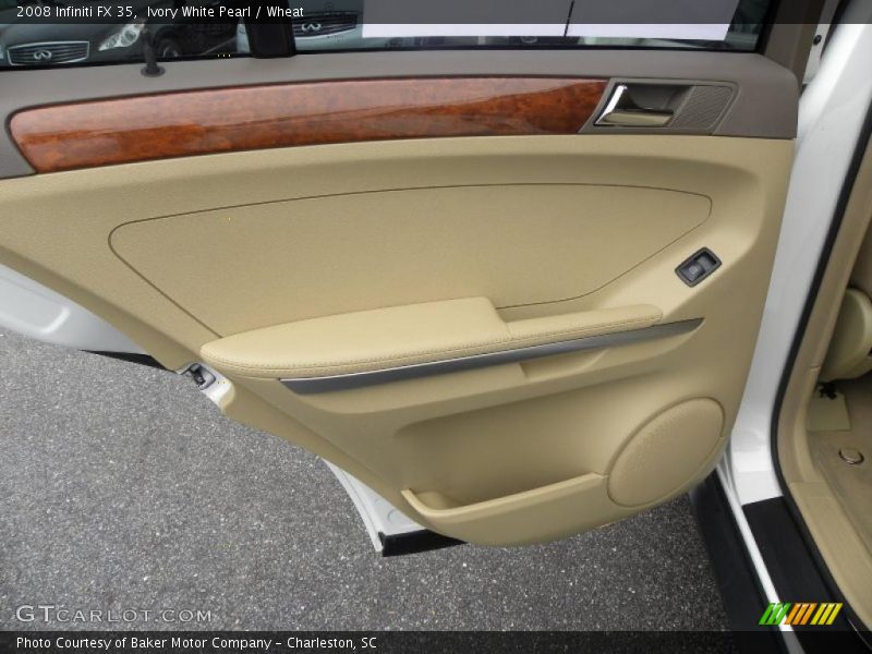 Ivory White Pearl / Wheat 2008 Infiniti FX 35