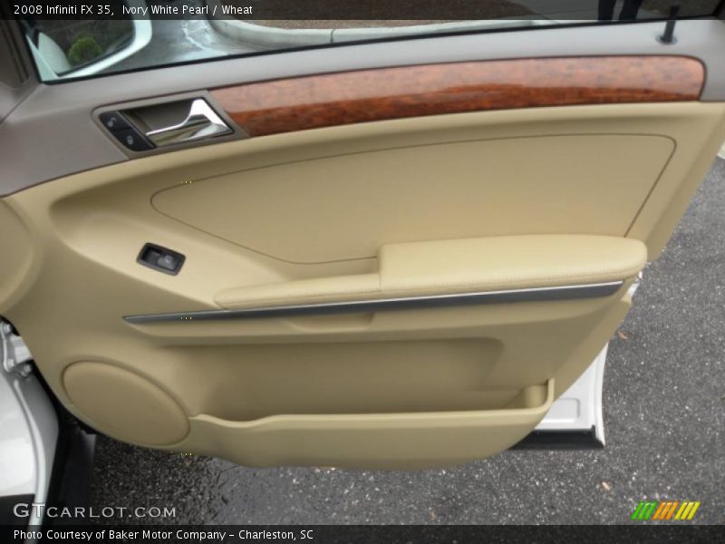 Ivory White Pearl / Wheat 2008 Infiniti FX 35
