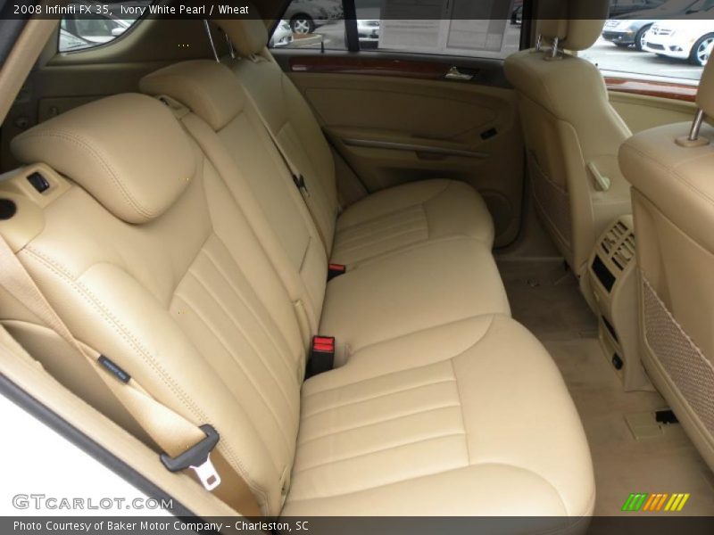 Ivory White Pearl / Wheat 2008 Infiniti FX 35