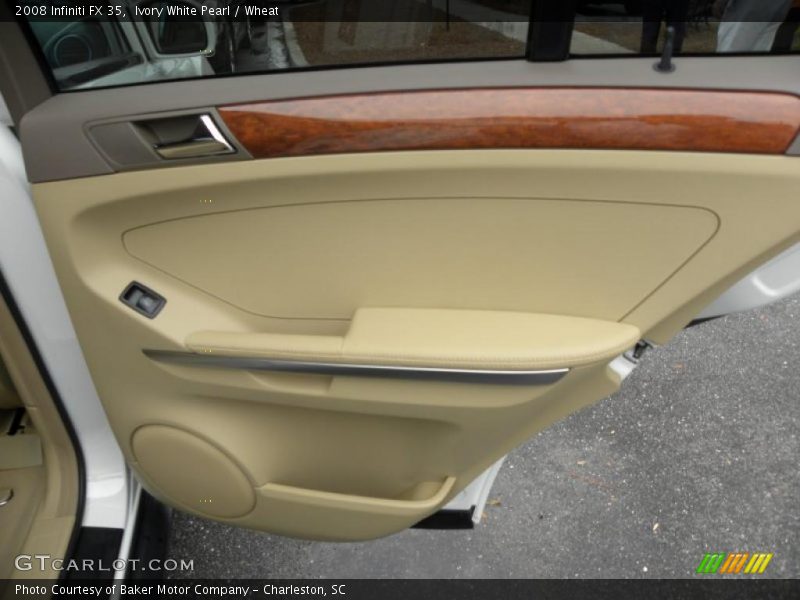 Ivory White Pearl / Wheat 2008 Infiniti FX 35