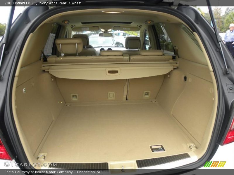 Ivory White Pearl / Wheat 2008 Infiniti FX 35