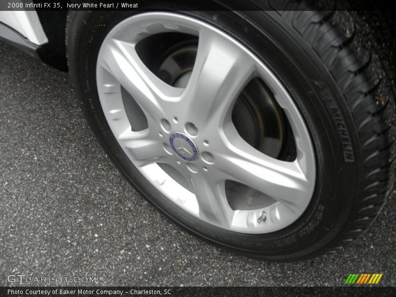 Ivory White Pearl / Wheat 2008 Infiniti FX 35