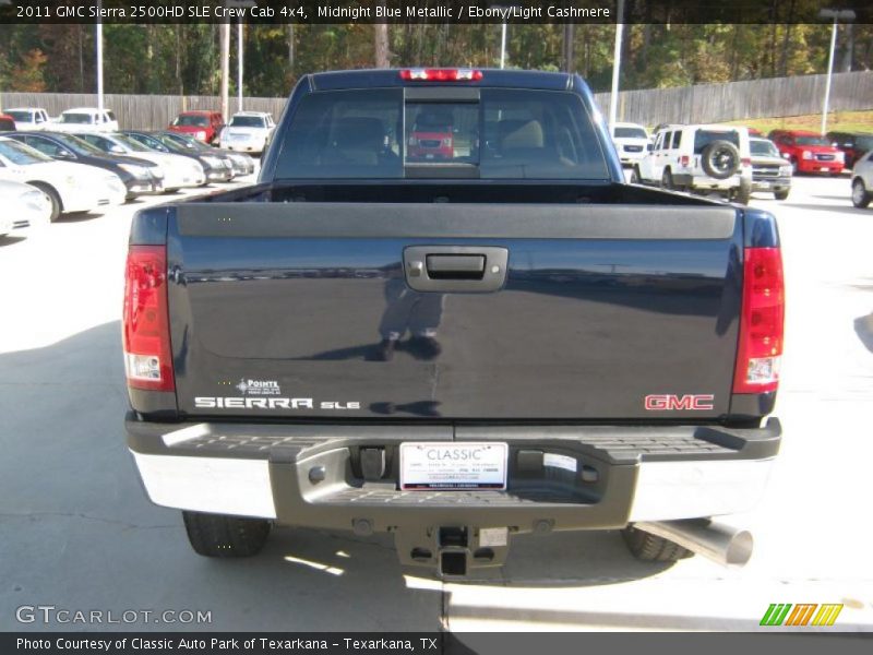 Midnight Blue Metallic / Ebony/Light Cashmere 2011 GMC Sierra 2500HD SLE Crew Cab 4x4