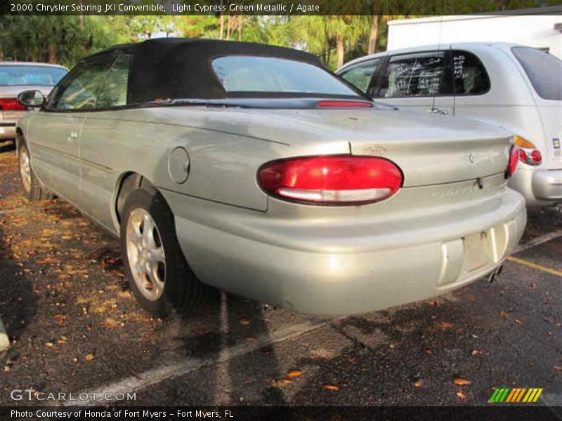 Light Cypress Green Metallic / Agate 2000 Chrysler Sebring JXi Convertible