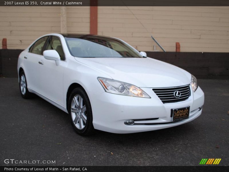 Crystal White / Cashmere 2007 Lexus ES 350