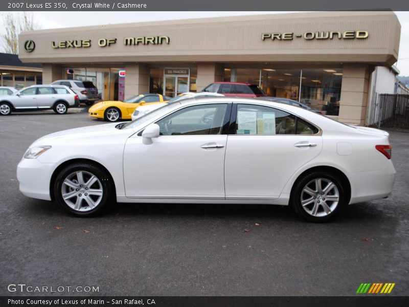 Crystal White / Cashmere 2007 Lexus ES 350