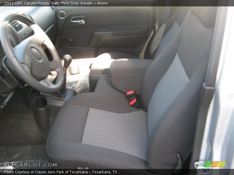 Pure Silver Metallic / Ebony 2011 GMC Canyon Regular Cab