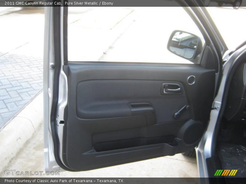 Pure Silver Metallic / Ebony 2011 GMC Canyon Regular Cab