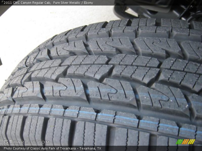 Pure Silver Metallic / Ebony 2011 GMC Canyon Regular Cab