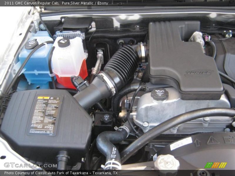 Pure Silver Metallic / Ebony 2011 GMC Canyon Regular Cab
